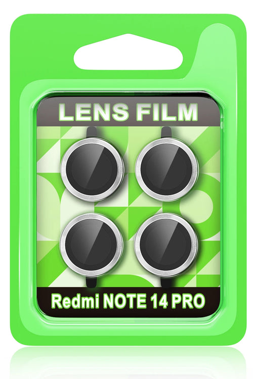 Newface Xiaomi Redmi Note 14 Pro 5G Raze Metal Kamera Lens - Gümüş