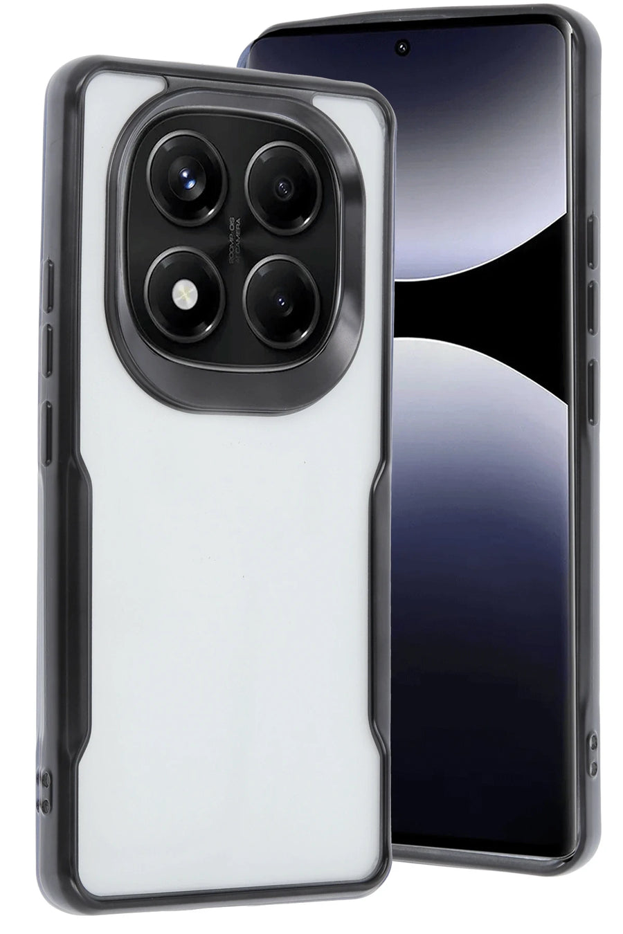 Newface Xiaomi Redmi Note 14 Pro Plus Kılıf Boyi Silikon Kapak - Siyah