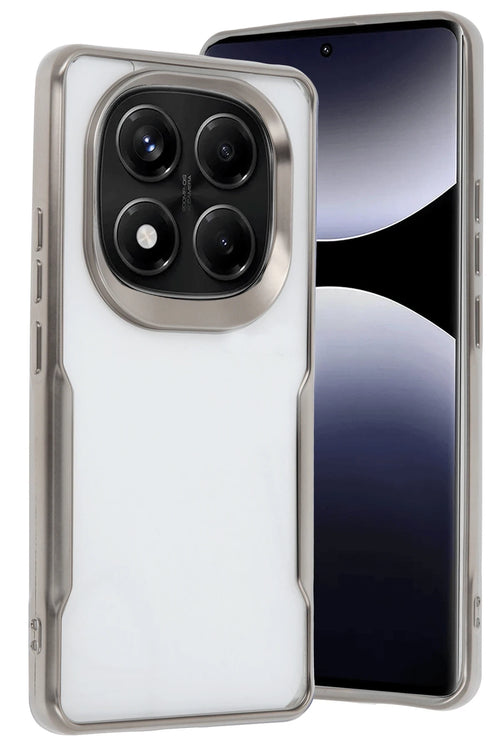 Newface Xiaomi Redmi Note 14 Pro Plus Kılıf Boyi Silikon Kapak - Titan Gri