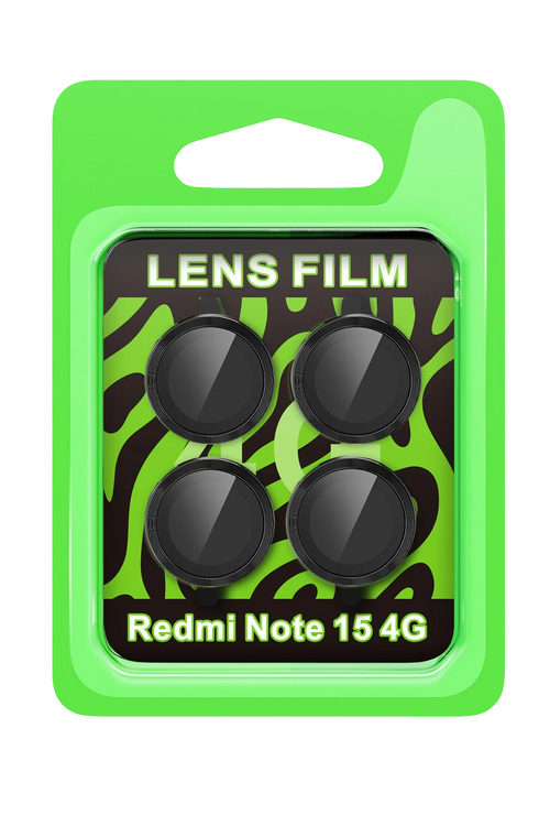 Newface Xiaomi Redmi Note 15 4G Raze Metal Kamera Lens - Siyah