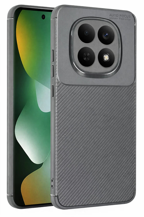 Newface Xiaomi Redmi Note 15 Pro 4G Auto Focus Karbon Kapak - Gri
