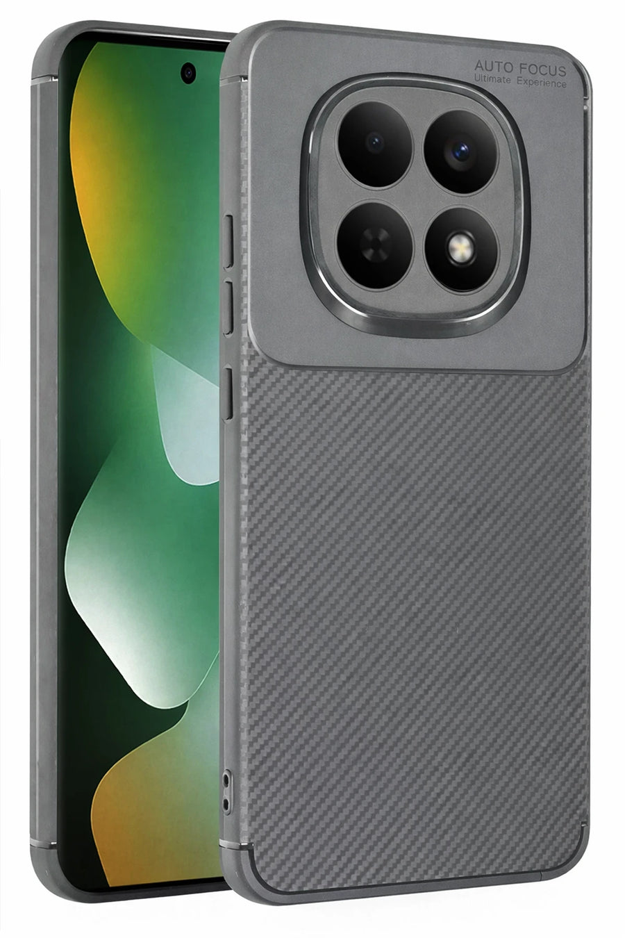 Newface Xiaomi Redmi Note 15 Pro 4G Auto Focus Karbon Kapak - Gri