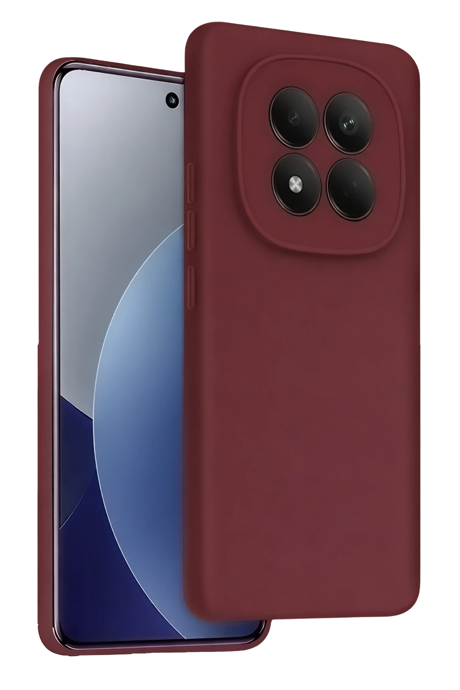 Newface Xiaomi Redmi Note 15 Pro 4G First Silikon - Bordo