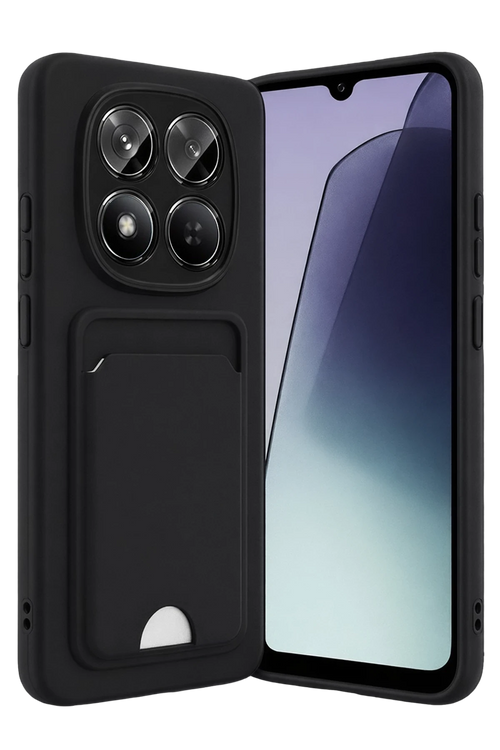 Newface Xiaomi Redmi Note 15 Pro 4G Kelvin Kartvizitli Silikon - Siyah