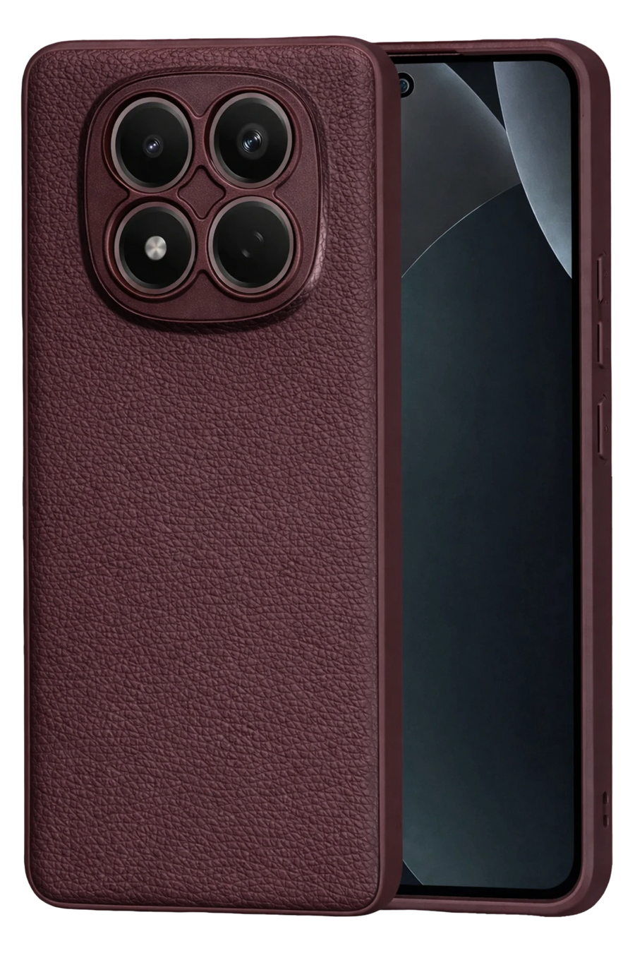 Newface Xiaomi Redmi Note 15 Pro 4G Thermax Silikon Kılıf - Bordo
