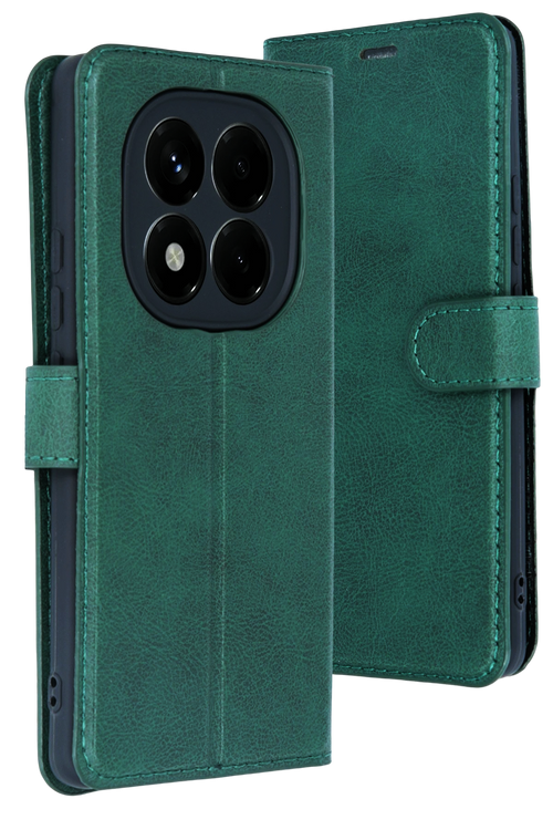 Newface Xiaomi Redmi Note 15 Pro 4G Trend S Plus Kapaklı Kılıf - Yeşil
