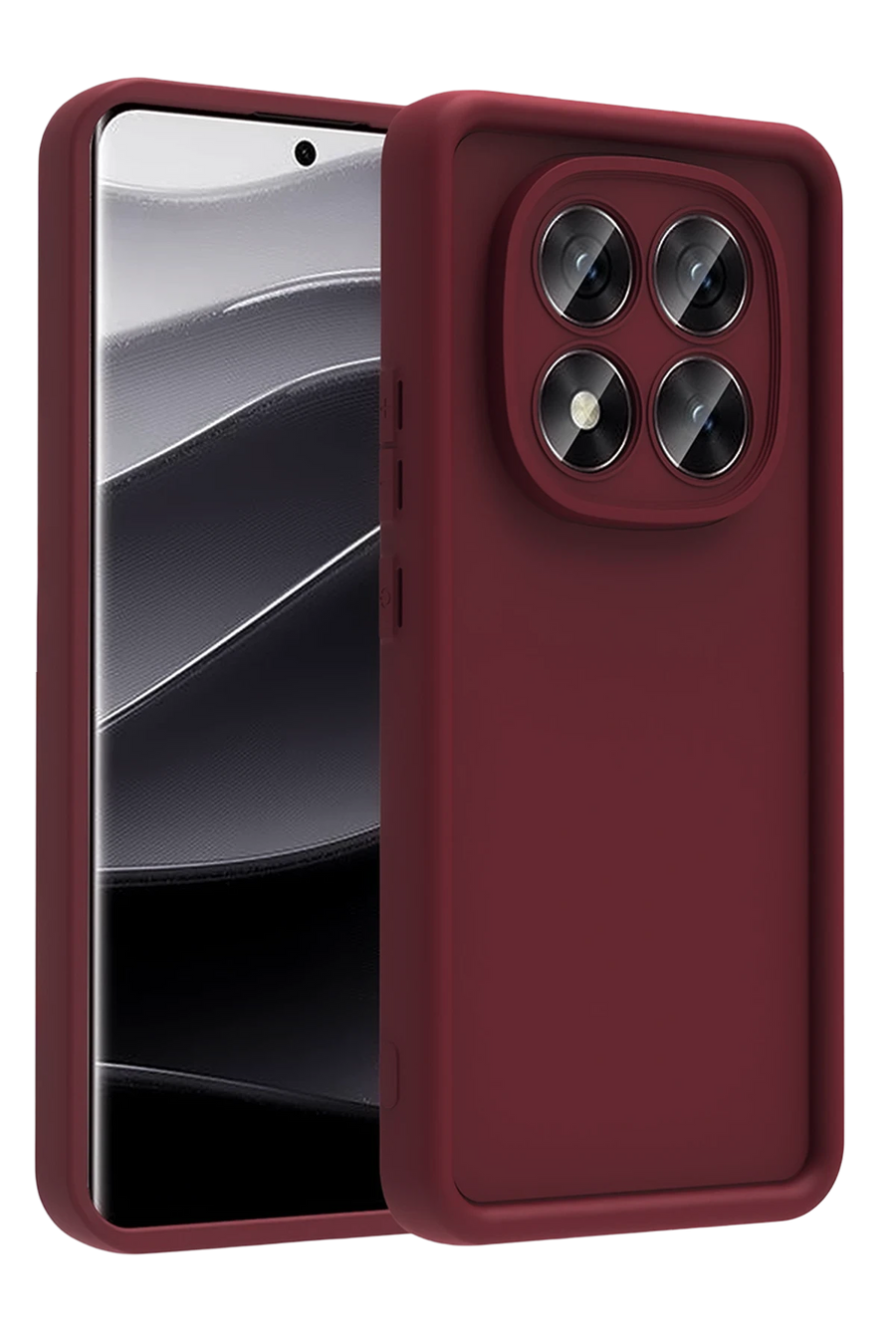 Newface Xiaomi Redmi Note 15 Pro 4G Viera Silikon - Bordo