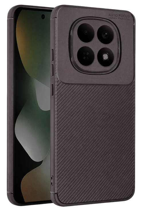 Newface Xiaomi Redmi Note 15 Pro 5G Auto Focus Karbon Kapak - Gri