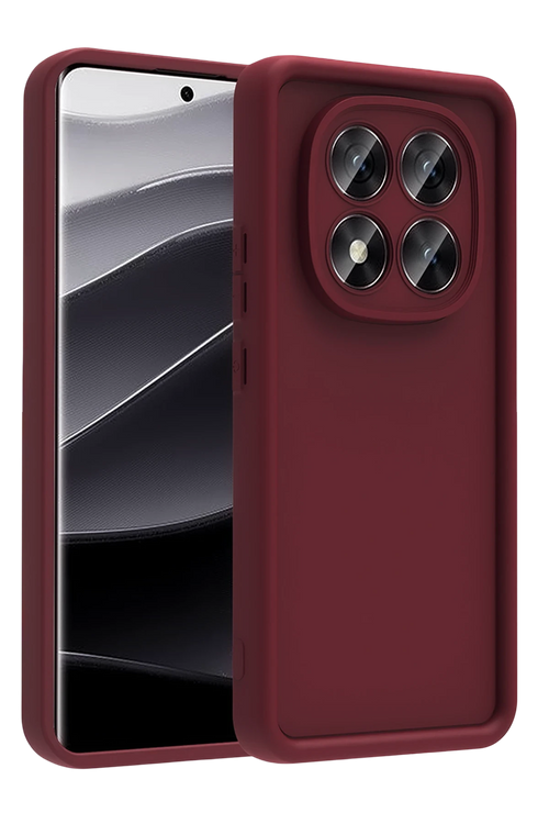 Newface Xiaomi Redmi Note 15 Pro 5G Viera Silikon - Bordo