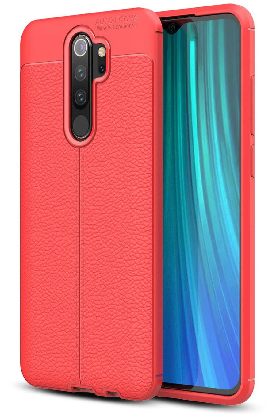 Newface Xiaomi Redmi Note 8 Pro Kılıf Auto Focus Kapak - Kırmızı