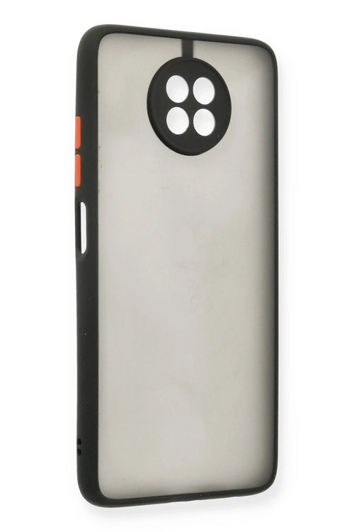 Newface Xiaomi Redmi Note 9 5G Kılıf Montreal Silikon Kapak - Siyah