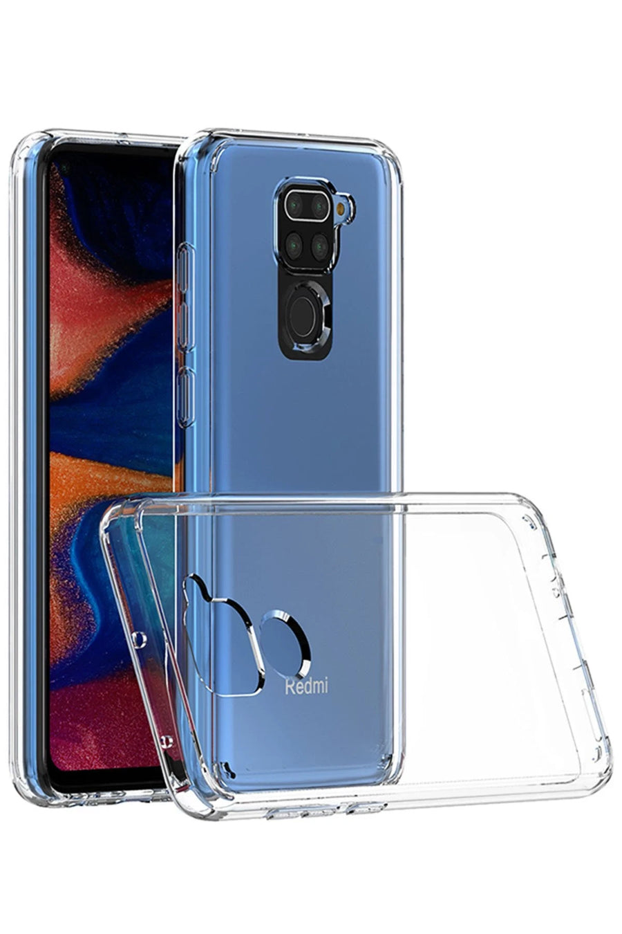 Newface Xiaomi Redmi Note 9 Kılıf Lüx Şeffaf Silikon - Şeffaf