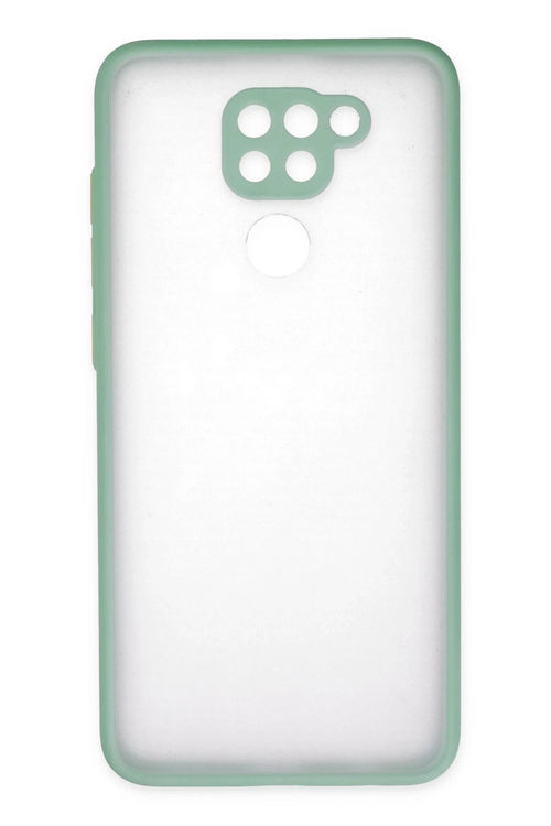 Newface Xiaomi Redmi Note 9 Kılıf Montreal Silikon Kapak - Turkuaz