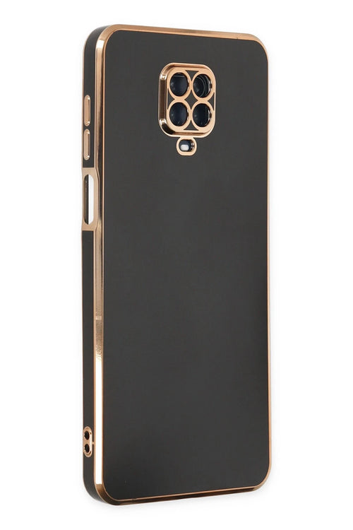 Newface Xiaomi Redmi Note 9 Pro Kılıf Volet Silikon - Siyah