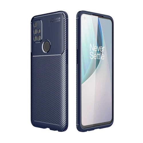 One Plus Nord N10 5G Kılıf Zore Negro Silikon Kılıf - Lacivert