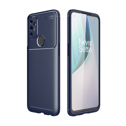 One Plus Nord N100 Kılıf Zore Negro Silikon Kılıf - Lacivert
