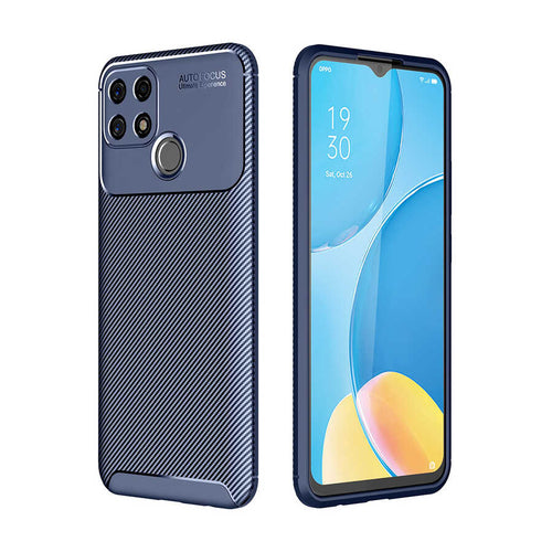 Oppo A15S Kılıf Zore Negro Silikon Kılıf - Lacivert