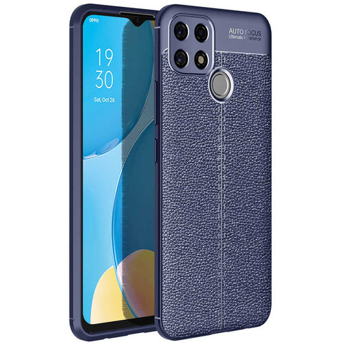 Oppo A15S Kılıf Zore Niss Silikon Kılıf - Lacivert
