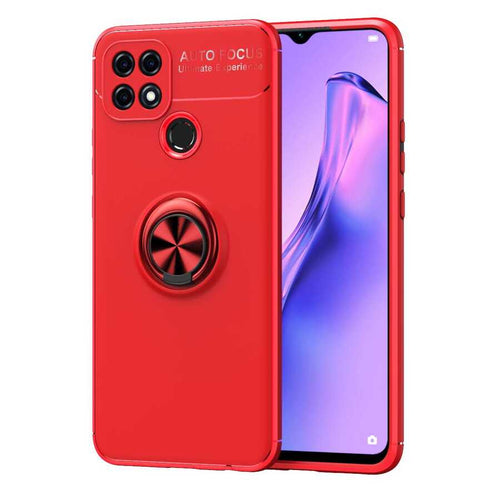 Oppo A15S Kılıf Zore Ravel Silikon Kılıf - Kırmızı