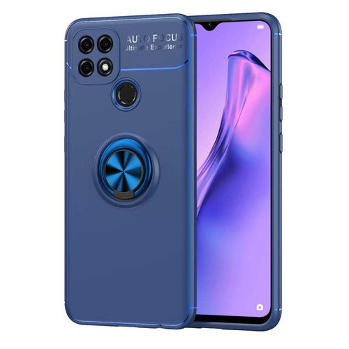 Oppo A15S Kılıf Zore Ravel Silikon Kılıf - Mavi