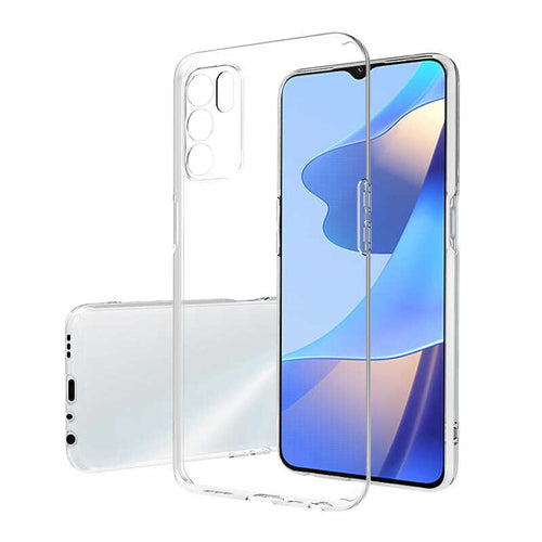 Oppo A16 Kılıf Zore Süper Silikon Kılıf - Renksiz