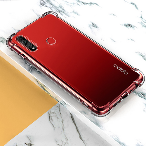 Oppo A31 Kılıf Zore Nitro Anti Shock Silikon - Renksiz