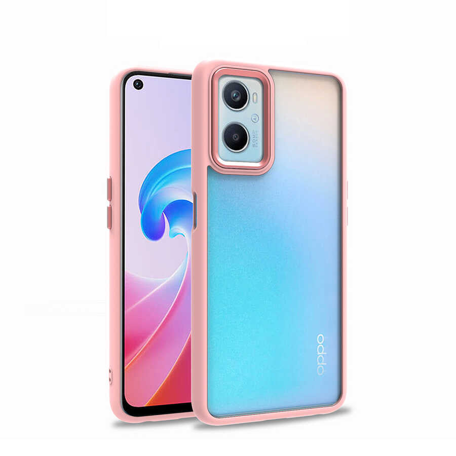 Oppo A36 Kılıf Zore Flora Kılıf - Rose Gold