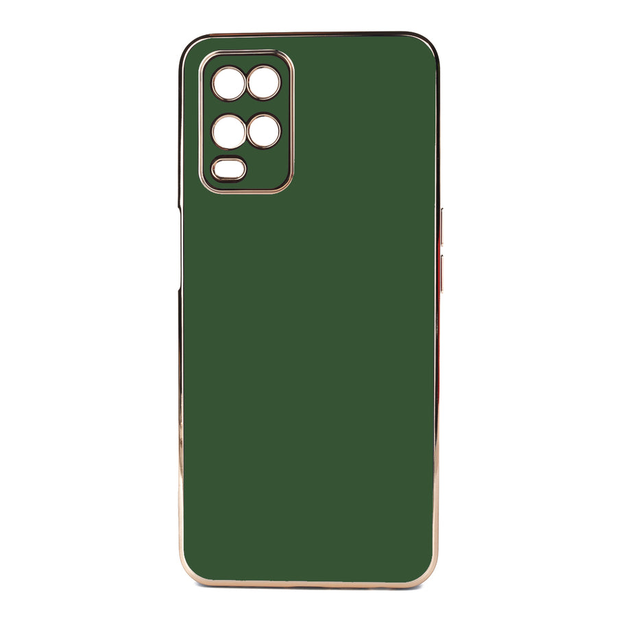 Oppo A54 4G Kılıf Zore Bark Kılıf - Koyu Yeşil