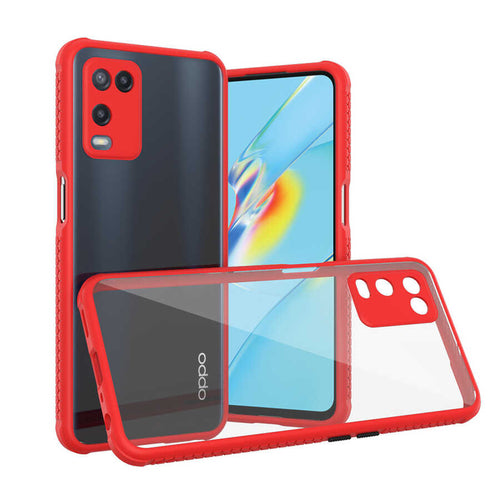 Oppo A54 4G Kılıf ​​Zore Kaff Kılıf - Kırmızı