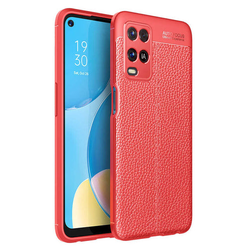 Oppo A54 4G Kılıf Zore Niss Silikon Kılıf - Kırmızı