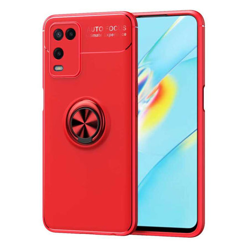 Oppo A54 4G Kılıf Zore Ravel Silikon Kılıf - Kırmızı