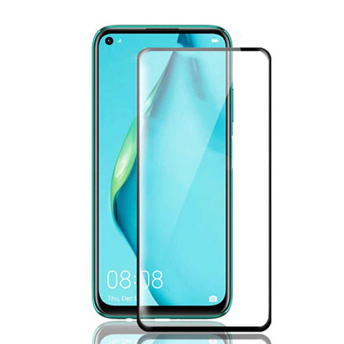 Oppo A54 4G Zore Kenarları Kırılmaya Dayanıklı Cam Ekran Koruyucu - Siyah
