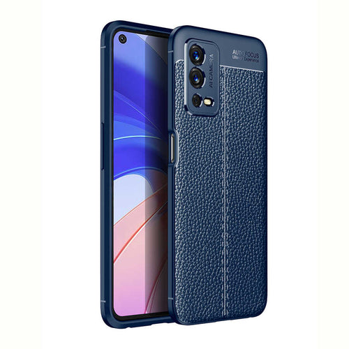 Oppo A55 4G Kılıf Zore Niss Silikon Kılıf - Lacivert