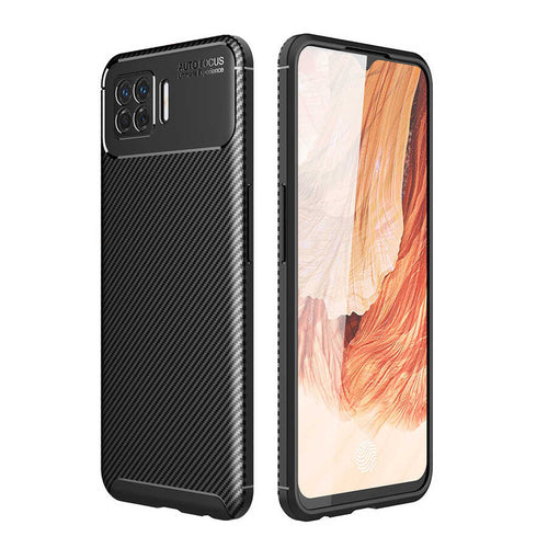 Oppo A73 Kılıf Zore Negro Silikon Kılıf - Siyah