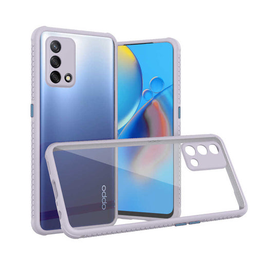 Oppo A74 4G Kılıf ​​Zore Kaff Kılıf - Mor