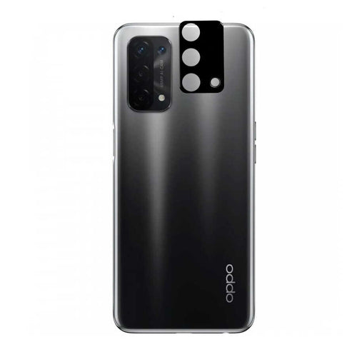 Oppo A74 4G Zore 3D Kamera Camı - Siyah