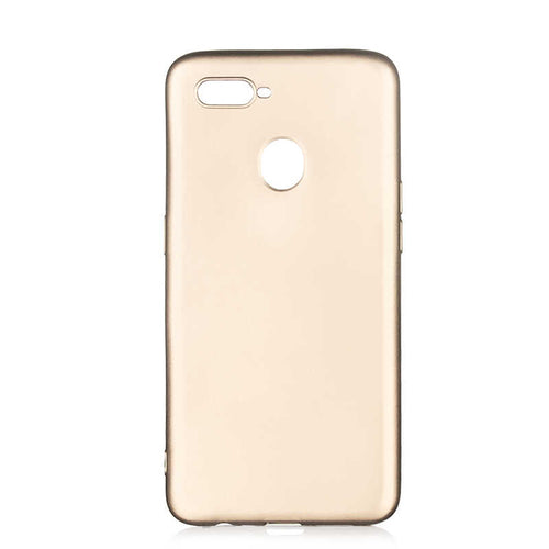 Oppo A7X Kılıf Zore Premier Silikon Kılıf - Gold
