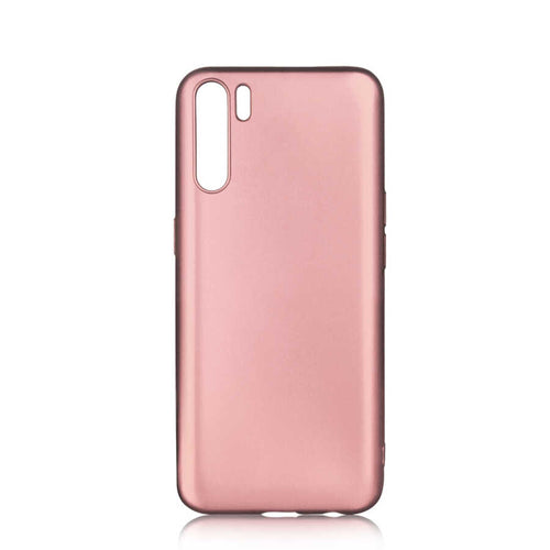 Oppo Reno 3 Kılıf Zore Premier Silikon Kılıf - Rose Gold