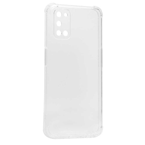Oppo A92 Kılıf Zore Kamera Korumalı Nitro Anti Shock Silikon - Renksiz