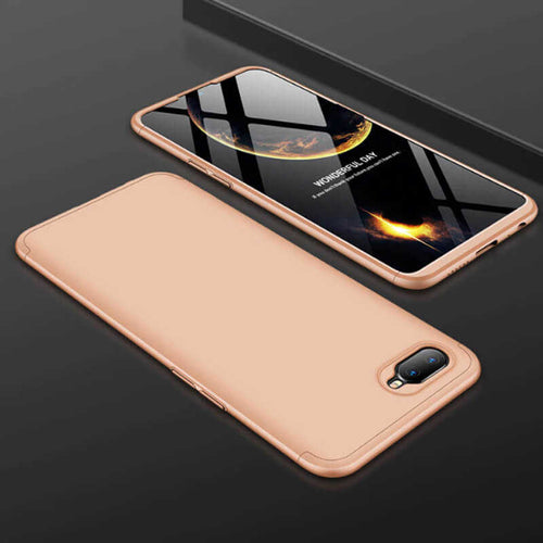 Oppo AX7 Kılıf Zore Ays Kılıf - Gold