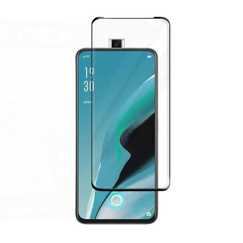 Oppo Reno 2Z Davin 5D Cam Ekran Koruyucu - Siyah