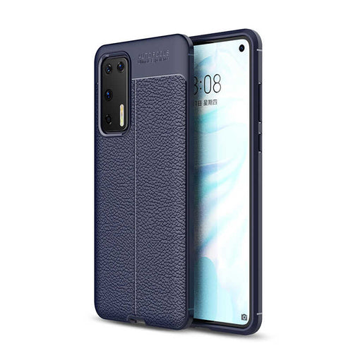 Huawei P40 Kılıf Zore Niss Silikon Kılıf - Lacivert