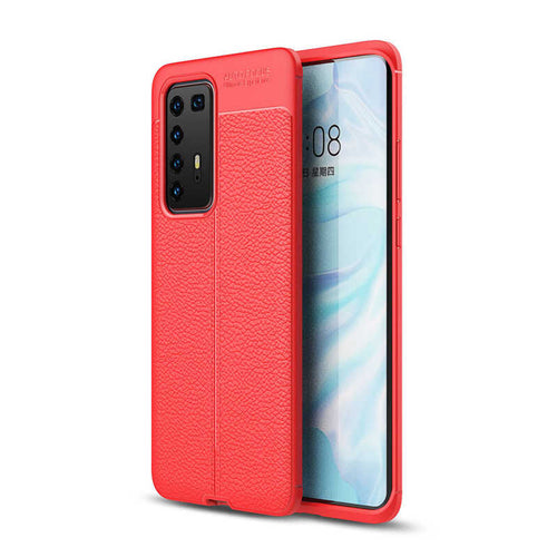 Huawei P40 Pro Kılıf Zore Niss Silikon Kılıf - Kırmızı