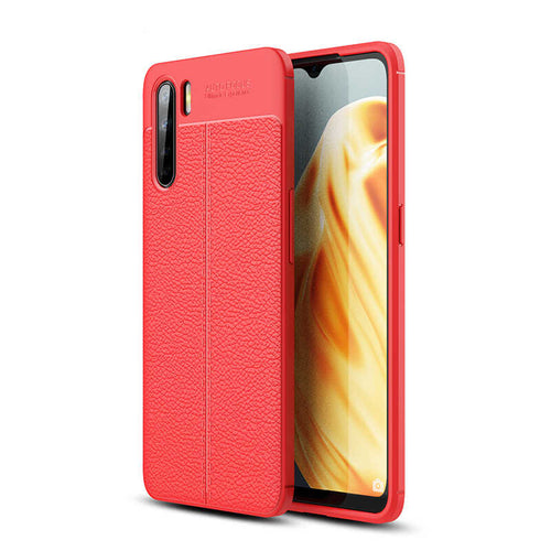 Oppo Reno 3 Kılıf Zore Niss Silikon Kılıf - Kırmızı