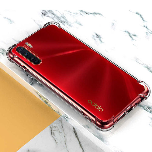 Oppo Reno 3 Kılıf Zore Nitro Anti Shock Silikon - Renksiz