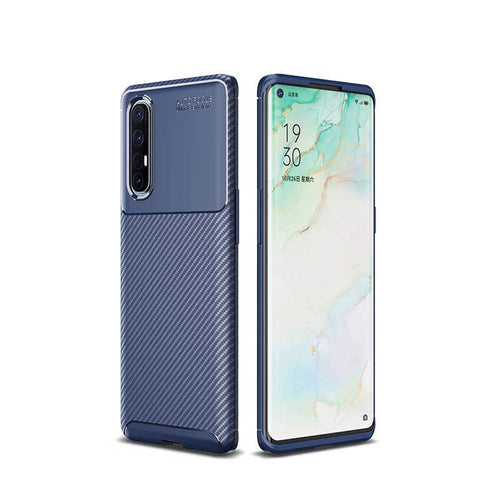 Oppo Reno 3 Pro 5G Kılıf Zore Negro Silikon Kılıf - Lacivert