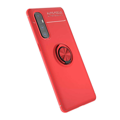 Oppo Reno 3 Pro 5G Kılıf Zore Ravel Silikon Kılıf - Kırmızı
