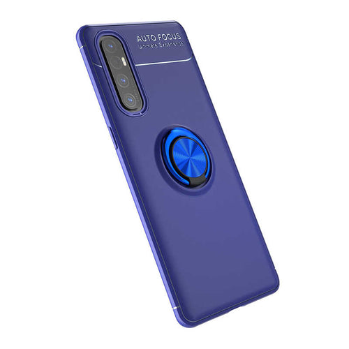 Oppo Reno 3 Pro 5G Kılıf Zore Ravel Silikon Kılıf - Mavi