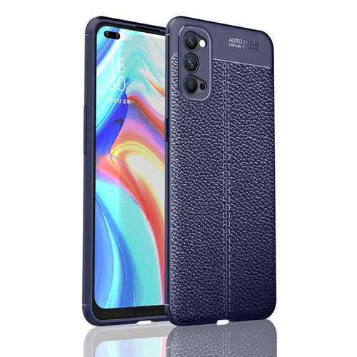 Oppo Reno 4 Kılıf Zore Niss Silikon Kılıf - Lacivert