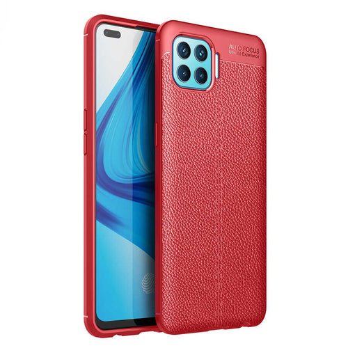 Oppo Reno 4 Lite Kılıf Zore Niss Silikon Kılıf - Kırmızı